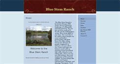 Desktop Screenshot of bluestemranchtx.com